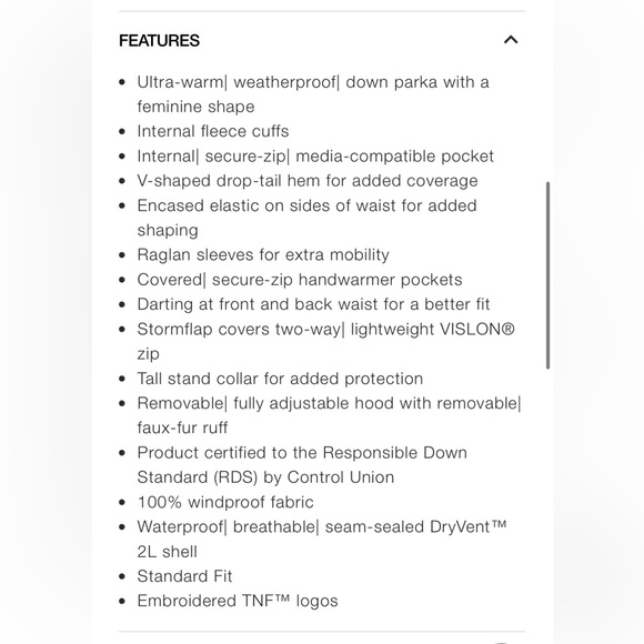 SOLD The North Face arctic parka - Picture 7 of 13